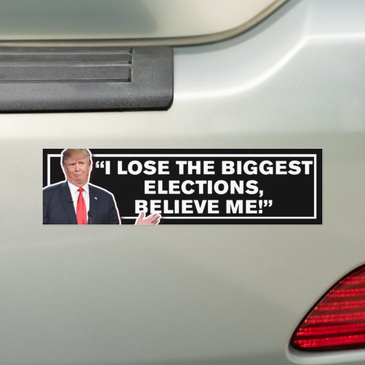 Ik ben de grootste verkiezingstrump kwijtgeraakt bumpersticker (Op auto)