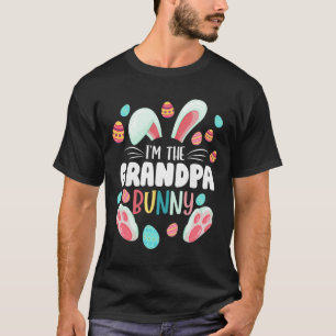 Ik ben de grootvader konijn bijpassende familie Pa T-shirt