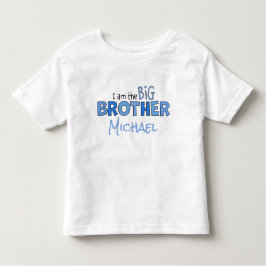 Ik ben de grote Broeder Whimsical Cute Modern Kinder Shirts