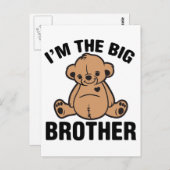 Ik ben de grote broer briefkaart (Voorkant / Achterkant)