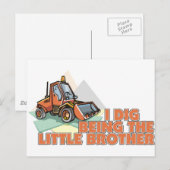 Ik ben de grote broer. briefkaart (Voorkant / Achterkant)