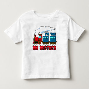 ik ben de grote broer cartoon trein kinder shirts
