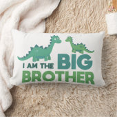 Ik ben de grote broer jongen dinosaurus broer kussen (Deken)