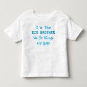 Ik ben de grote broer kinder shirts (Voorkant)