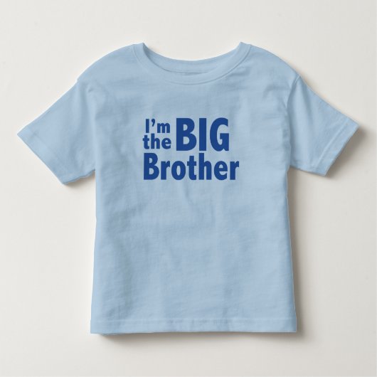 Ik ben de grote broer kinder shirts (Voorkant)