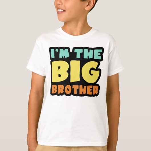 Ik ben de grote broer t-shirt (Voorkant)