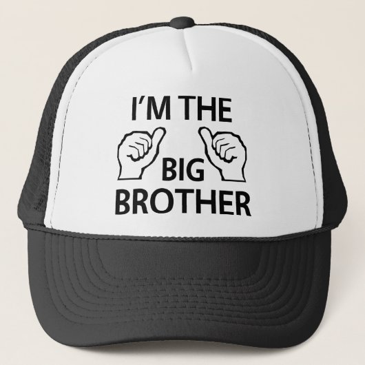 Ik ben de grote broer trucker pet (Voorkant)