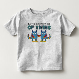 Ik ben de grote broer van de tweeling kinder shirts