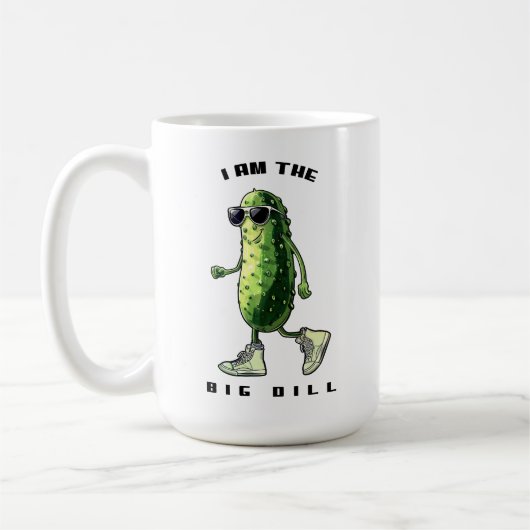 Ik ben de grote Dill (Augurk) Koffiemok (Links)