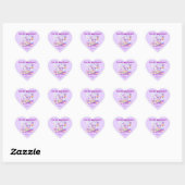 Ik ben de grote zus, Carrousel Dreams Heart Sticke Hart Sticker (Vel)