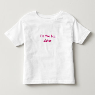 Ik ben de grote zus kinder shirts