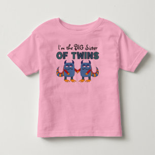 Ik ben de grote zus van de tweeling kinder shirts
