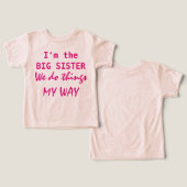 Ik ben de grote zuster (Ontwerp Voorkant & Achterkant)