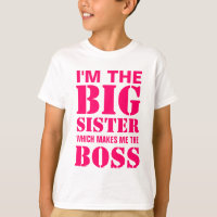 Ik ben de grote zuster die me het Shirt van de Bos