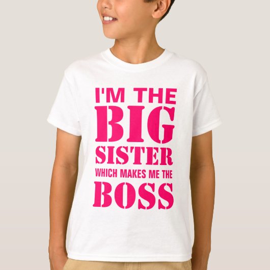 Ik ben de grote zuster die me het Shirt van de Bos (Voorkant)