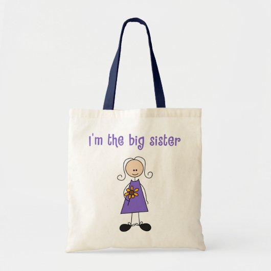 Ik ben de grote zuster tote bag (Voorkant)