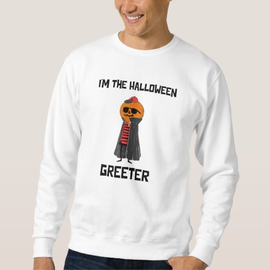 Ik ben de Halloween Greeter Trui (Voorkant)