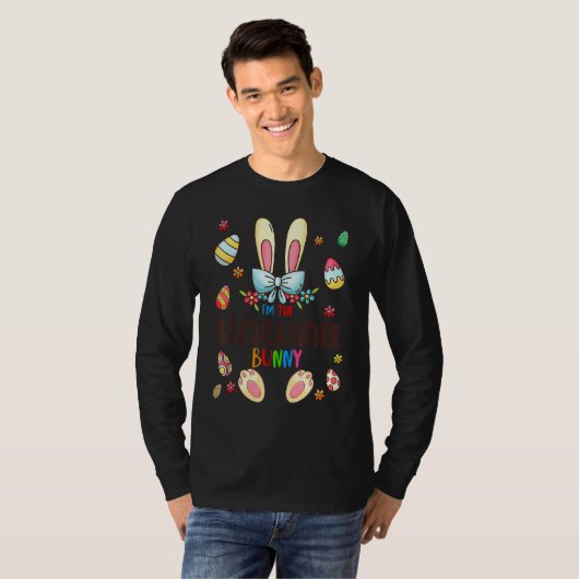 Ik ben de Hawaii Bunny Easter Day Matching Family  T-shirt (Voorkant volledig)