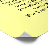 Ik ben de Heer die je geneest Poster (Hoek)