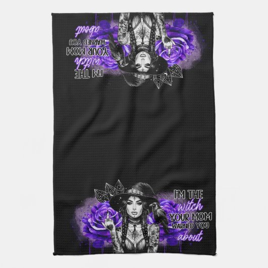 Ik ben de heks theedoek (Verticaal)