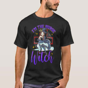 Ik ben de heks-verpleegster Halloween kostuum vlie T-shirt