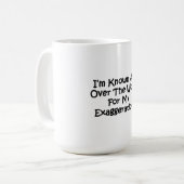 Ik ben de hele wereld rond bekend koffiemok (Voorkant links)