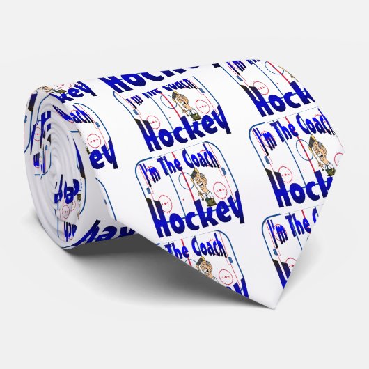 Ik ben de Hockey Coach Stropdas (Opgerold)