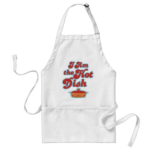 Ik ben de Hot Dish Funny Apron Standaard Schort (Voorkant)