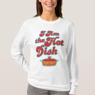 Ik ben de Hotdish Funny Dames Long Meve T-shirt