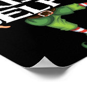 Ik ben de Ierse Elf Kerstavond Kerstmis Elf Squad Poster (Hoek)