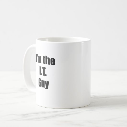 Ik ben de IT-man Koffiemok (Voorkant links)