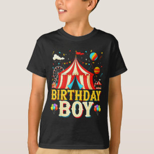 Ik ben de jarige jongen Circus Kermis Thema Feestj T-shirt