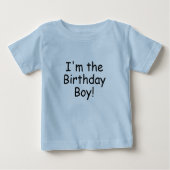 "Ik ben de jarige!" T-Shirt (Voorkant)