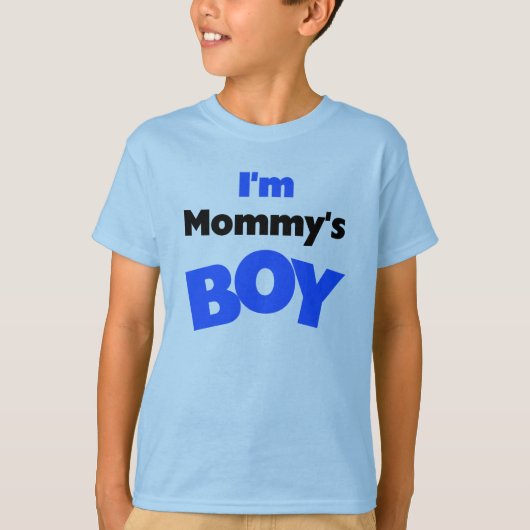 Ik ben de Jongen van de Mama T-shirt (Voorkant)