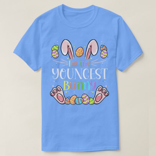 Ik ben de jongste bunny die ouder is. t-shirt (Design voorkant)