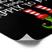 Ik ben de jongste Elf-regels die niet van toepassi Poster (Hoek)