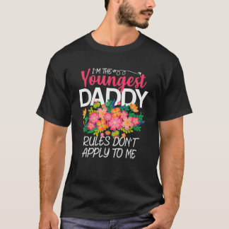 Ik ben de jongste papa regels niet van toepassing t-shirt