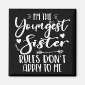 Ik ben de jongste zuster sarcasme minnaar Schattig Magneet (Voorkant)