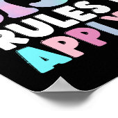 Ik ben de jongste zusterregels die niet op mij van poster (Hoek)