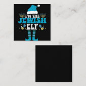 Ik ben de joodse Elf Funny Hanukkah Menorah Gift Notitiekaartje (Voorkant / Achterkant)