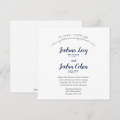 Ik ben de Joodse Wedding Uitnodiging van mijn geli (Voorkant / Achterkant)