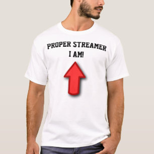 Ik ben de juiste stroper. Mannen witte T-shirt