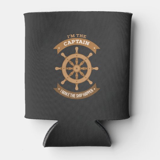 Ik ben de kapitein blikjeskoeler (Voorkant)