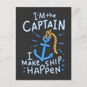 Ik ben de kapitein briefkaart (Voorkant)