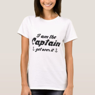 Ik ben de kapitein die er overheen gaat t-shirt