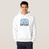 Ik ben de kapitein hoodie (Voorkant volledig)