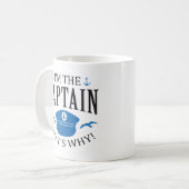 Ik ben de kapitein koffiemok (Voorkant links)