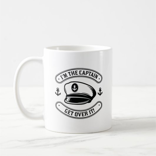 Ik ben de kapitein koffiemok (Links)