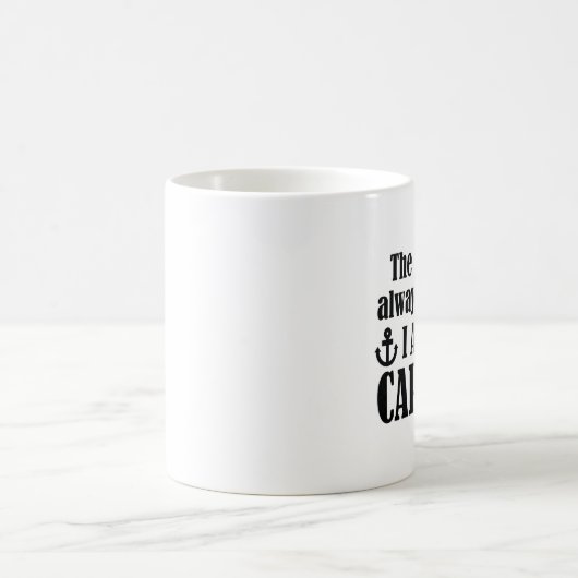 Ik ben de kapitein koffiemok (Center)