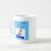 ik ben de kapitein koffiemok (Voorkant links)